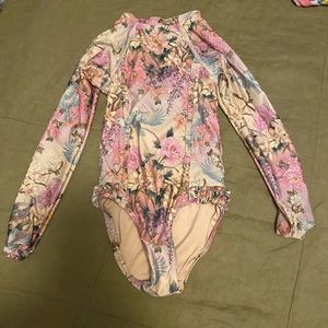 Spell and the Gypsy Collective Collective Girls one-piece rashgaurd swimsuit